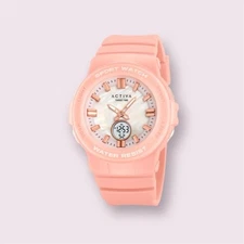 Invicta Unisex Watch Activa Pink  Analog-Digital white Dial ACW2125-004