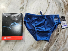 Boys Speedo Competitive Endurance Swim Brief Navy Youth Size 26 - FREE SHIP