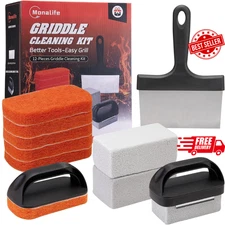Griddle Cleaning Kit for Blackstone Accessories,Flat Top Grill Cleaning Kit Tool