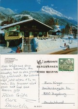Postcard Wagrain-Kleinarl caf� Annemarie Annemarie Moser-Pr�ll 1992