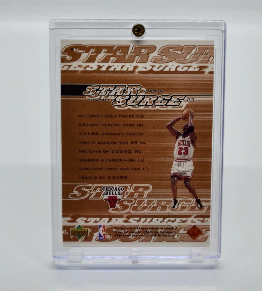 1999-00 Upper Deck Michael Jordan Star Surge #S1 - Image 2 of 4