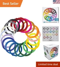 20-Color 3D Pen Filament Refill Set, 1.75mm, Ideal for Creative Designs