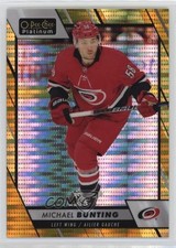 2023-24 O-Pee-Chee Platinum Seismic Gold 16/50 Michael Bunting #16 4z8