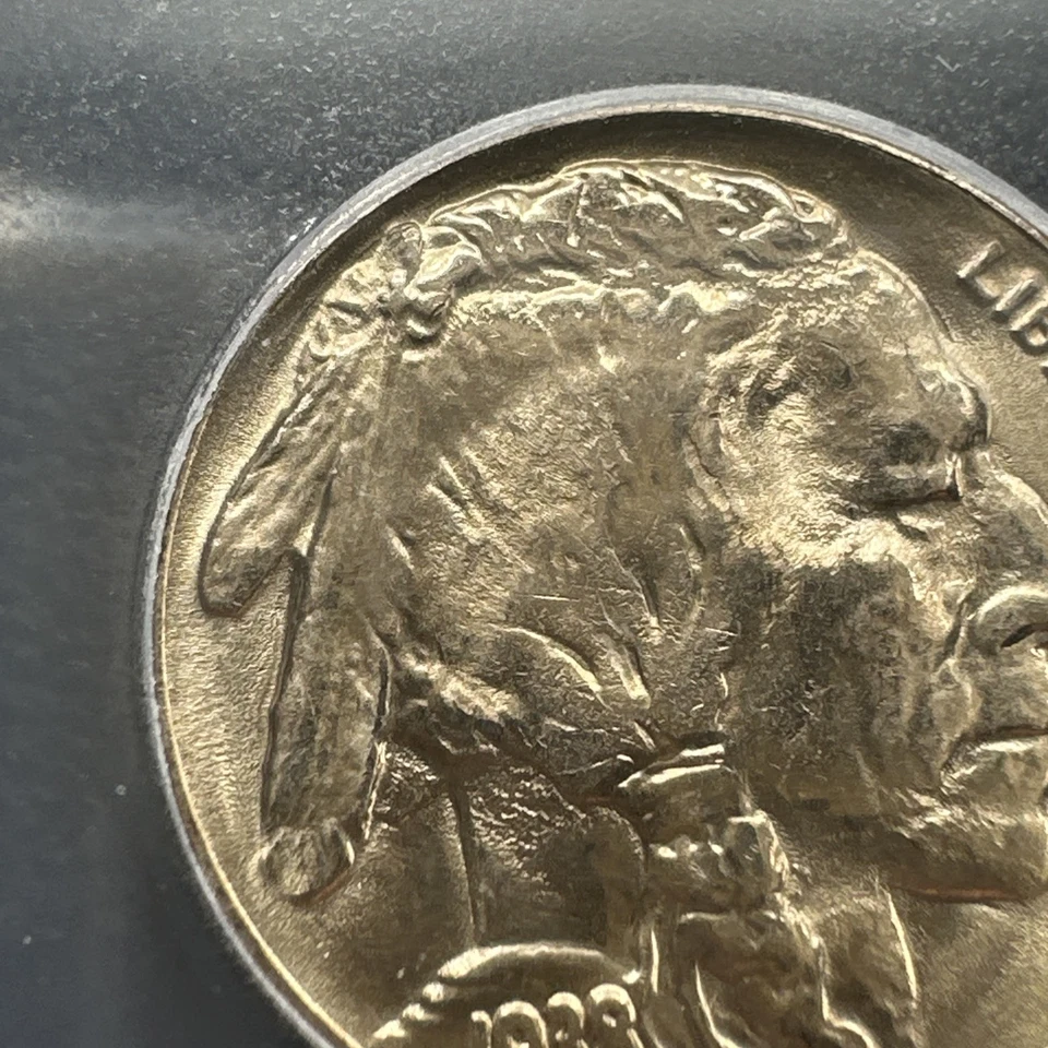 1938 D ICG MS66 Buffalo Nickel | Near Superb Gem BU - Image 3 of 4