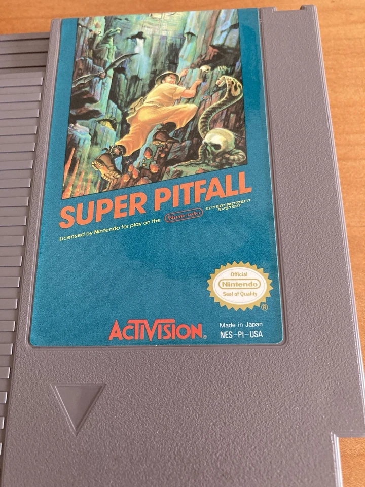NES ~ SUPER PITFALL ~ Nintendo Game 3 Screw NES-PI-USA Game Cart Only NTSC - Image 2 of 4