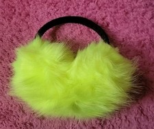 NEON YELLOW. Ear Fuzzy Muffs In Excellent Condition 