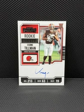 2023 Panini Contenders Cedric Tillman Rookie Ticket Auto #104 Browns RC
