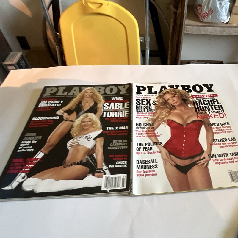 Play Boy Magazine Collection March To December 2004