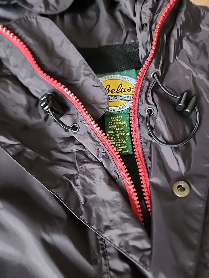 Cabela's Mens Rain Suit Windbreaker Hooded Jacket Pants Sz 3XLT Tall Packable - Image 4 of 4