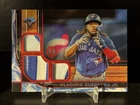 2022 Topps Tribute #TTR-VGJ Vladimir Guerrero Jr. Tribute Triple Relics /10