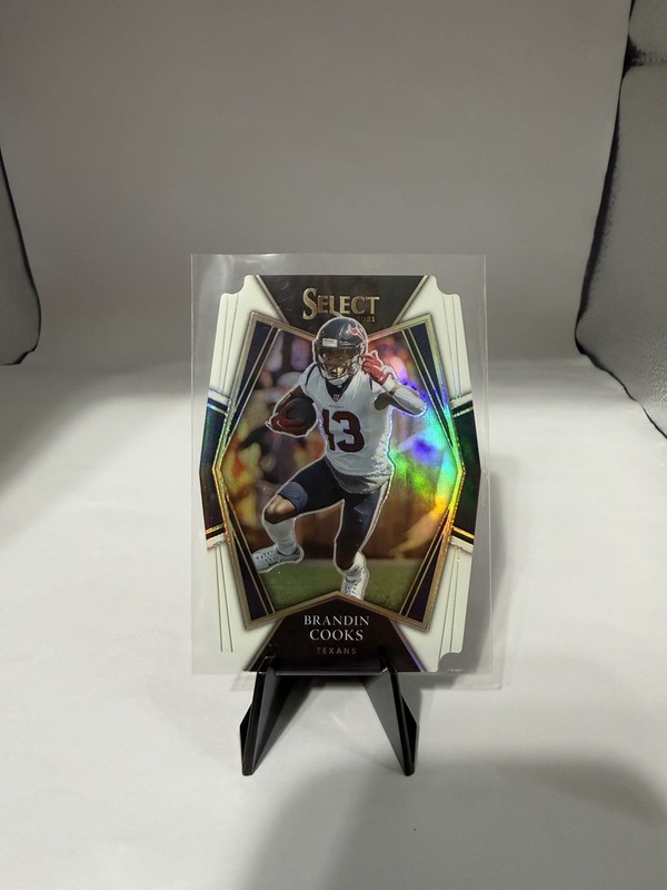 Brandin Cooks 2021 Select Premier Level White Die Cut 06/99
