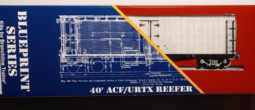 Refrigerador de madera Branchline Blueprint #1204B ACF/URTX Jerpe Commission #8772 KIT NUEVO EN CAJA | Zustand: New