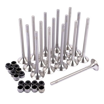 8x Intake & 8x Exhaust Valves for VW Audi 2.0 TDI DIESEL 03L109601 03L109611
