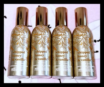 Bath & Body Works Whipped Honey & Vanilla Concentrated Room Spray Fragrance x4