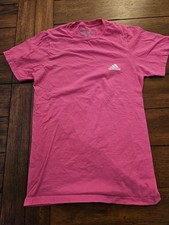 Adidas Logo Go-To Tee Women's T-shirt Top Pink SZ XS