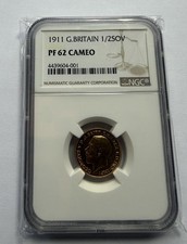 1911 King George V Half Gold Sovereign Rare NGC PF62 Cameo