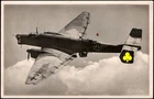 Junkers Ju-86 bomber - Postcard WWII - German Luftwaffe  - #1334