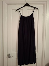 M&S Women’s Black Maxi Dress Size 14 R
