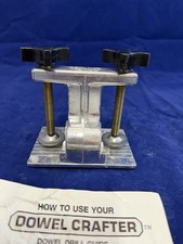 Dowel Crafter Self Aligning Doweling Jig DC-125 Used USA Dowel Craft Co