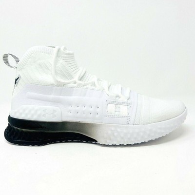 Under Armour x Project Rock Delta White Black Mens Training Shoes 3020788 102