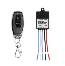 QIACHIP Mini Wireless Remote Control Switch DC 6V 12V 24V 36V 60V 1 Channel...