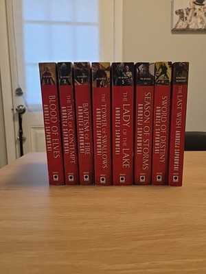 The Witcher by Andrzej Sapkowski 8 Book Set Complete Series