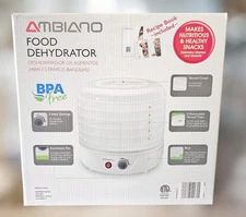 Ambiano 5-Tray Digital Food Dehydrator Electric Machine 350W Timer BPA FREE