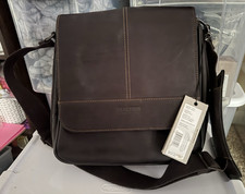 Kenneth Cole Reaction Brown Mens Messenger Ba...