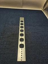 (QTY 7) HoldRite 103-18 19.50in x 2in Keyed Holes Galvanized Flat Bracket