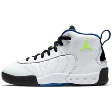 Boys' Jordan Jumpman Pro PS Shoe WHITE/VOLT-BLACK-GAME ROYAL