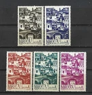 5 new stamps **. French colonies MOROCCO 1947. (Pont de Bein el Mdoum ....(5127)