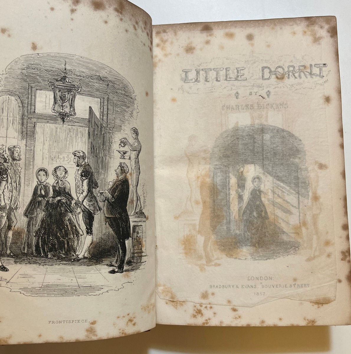 Little Dorrit, 1857 ~Charles Dickens, TRUE First Edition 1st/1st