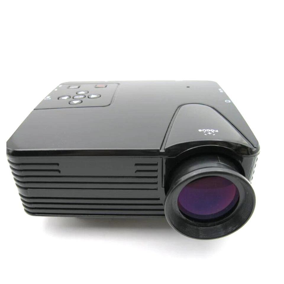 Мини светодиодный проектор H80 светодиодная ортографическая проекция 80 люмен 1080P - Изображение 2 из 4