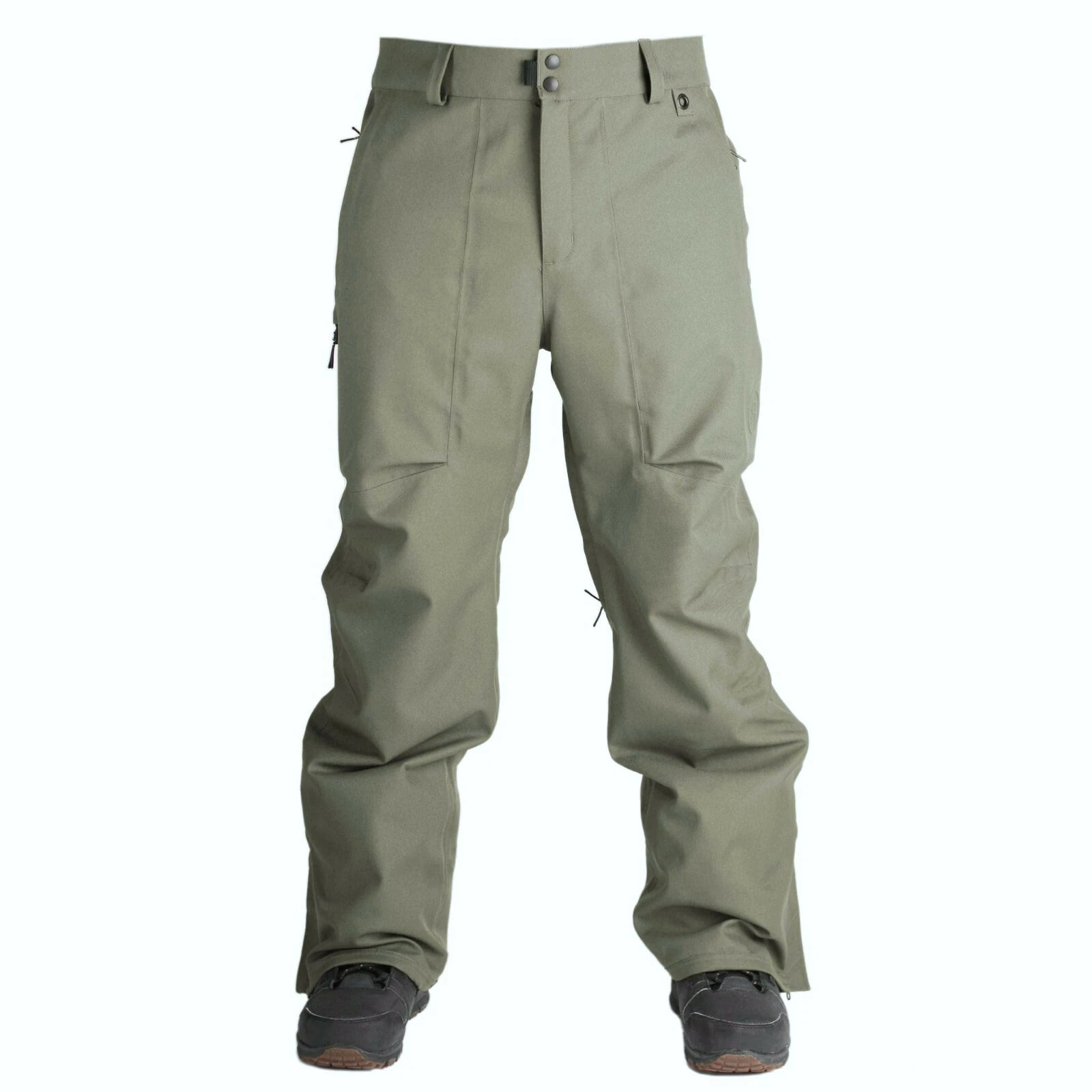 RIDE SNOWBOARDING Men's AURORA Shell Pants - Grey Wash Out - Small - NWT