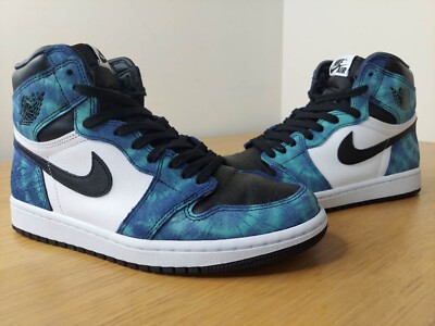Nike Air Jordan 1 Retro High Tie Dye (W) Herren Basketballschuhe Turnschuhe UK 7