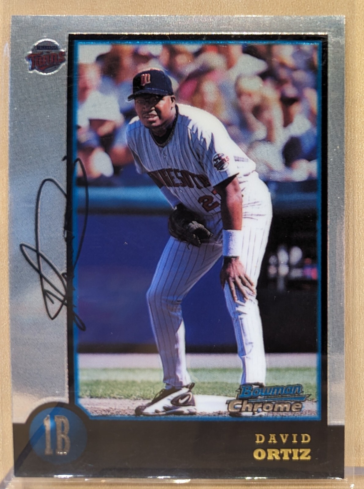 1998 1st Bowman CHROME #71 David Ortiz Twins HOF RARE ROOKIE RC FIRST BOWMAN
