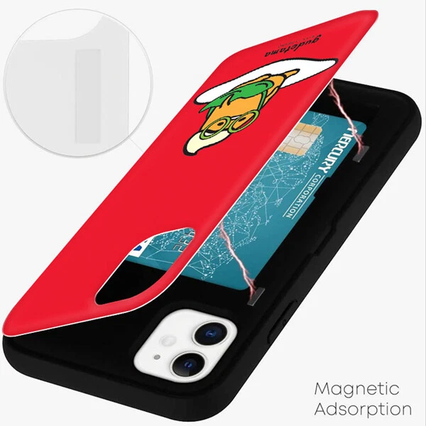 Gudetama Magnetic Card Case for iPhone 13 12 11 Pro Pro Max mini - Image 4 of 4