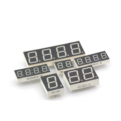 0.56 Inch 4 Digit 7-segment 7segment Red Common Anode Through Hole Led Number Di