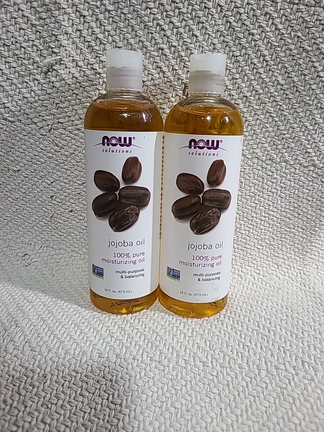 NOW Foods - NOW Solutions Moisturizing Jojoba Oil - 16 fl. oz.  X2