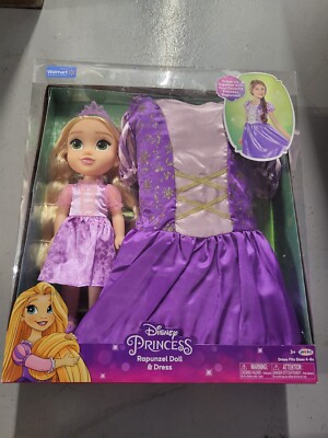 disney princess rapunzel doll and dress set Disney Rapunzel Princess Doll and Girl Dress Gift Set, NIB