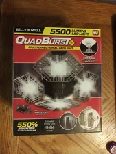 QuadBurst by Bell Howell 550% Brighter than Reg 60 Watt Bulbs Energy Cost $9.64