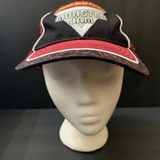 Monster Jam 2011 Track Crew Strapback Hat Cap Mesh Trucker Advance Auto Parts