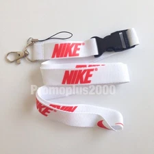 Nike Lanyard White with Red Logo