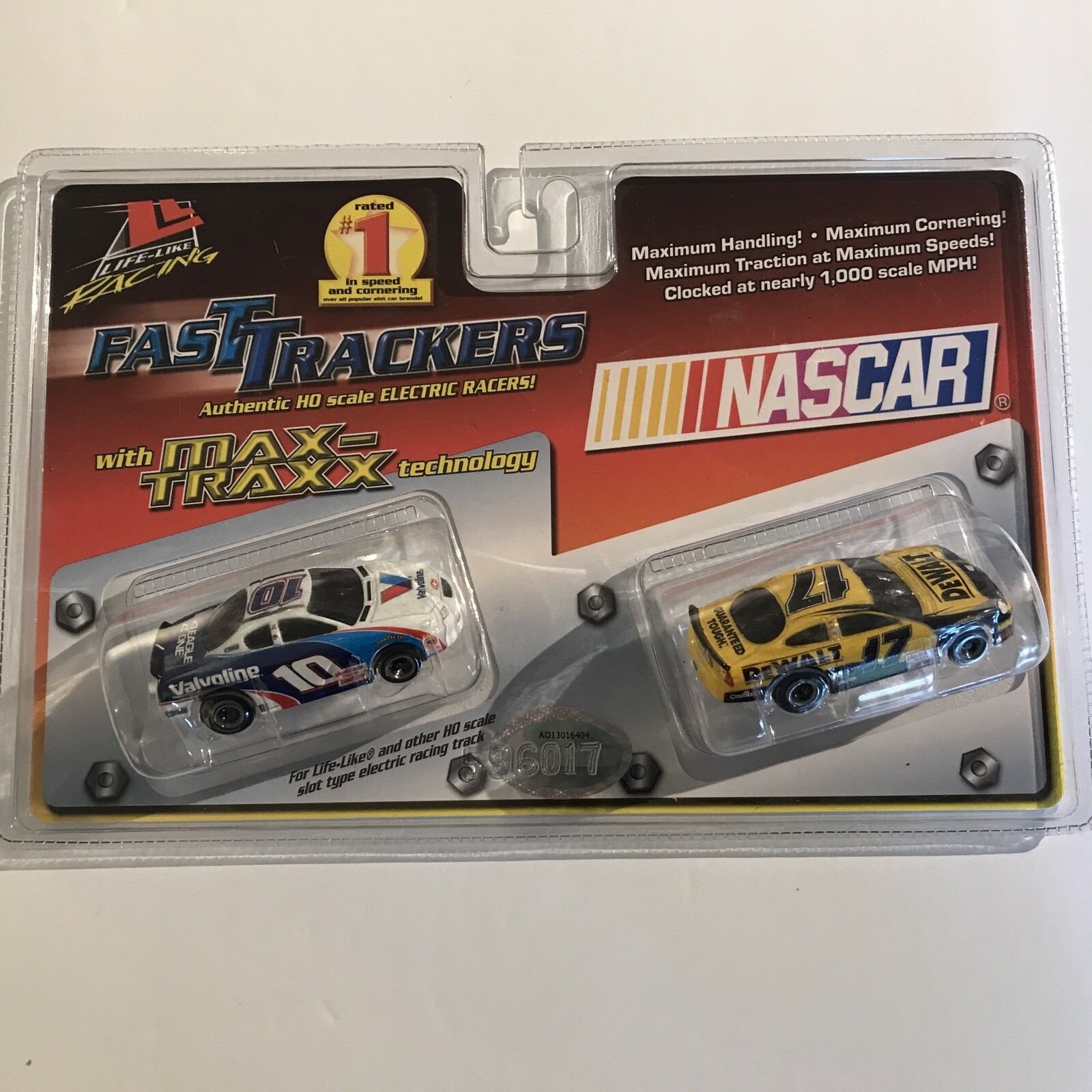 SEALED FAST TRACKERS NASCAR Double Pack 10 and 17 HO Electric Slot