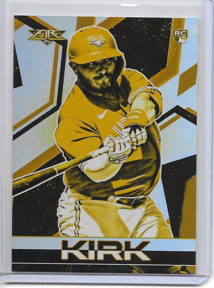 2021 Topps Fire Gold Minted RC Alejandro Kirk Toronto Blue Jays  (779)