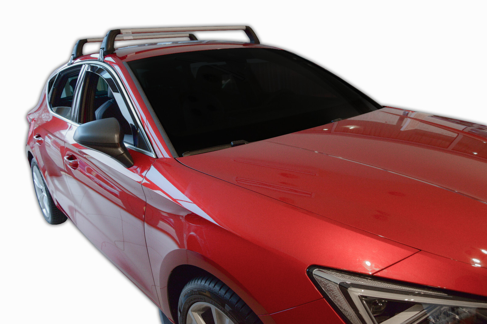 Déflecteurs de vent HEKO premium teintés en plexiglas fumé pour Seat Leon IV 5-Portes après 2021