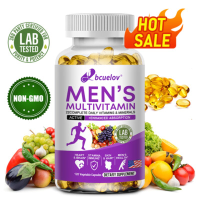 Men's Daily Multivitamin - Multiminerals - Men's Overall Health, Immune Support