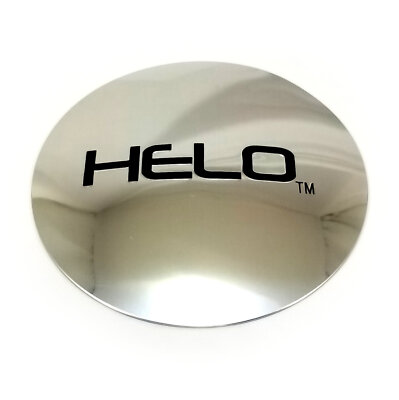 Helo Chrome 3-9/16'' OD Wheel Center Hub Cap Logo/Sticker for 5 & 6 Lug cap