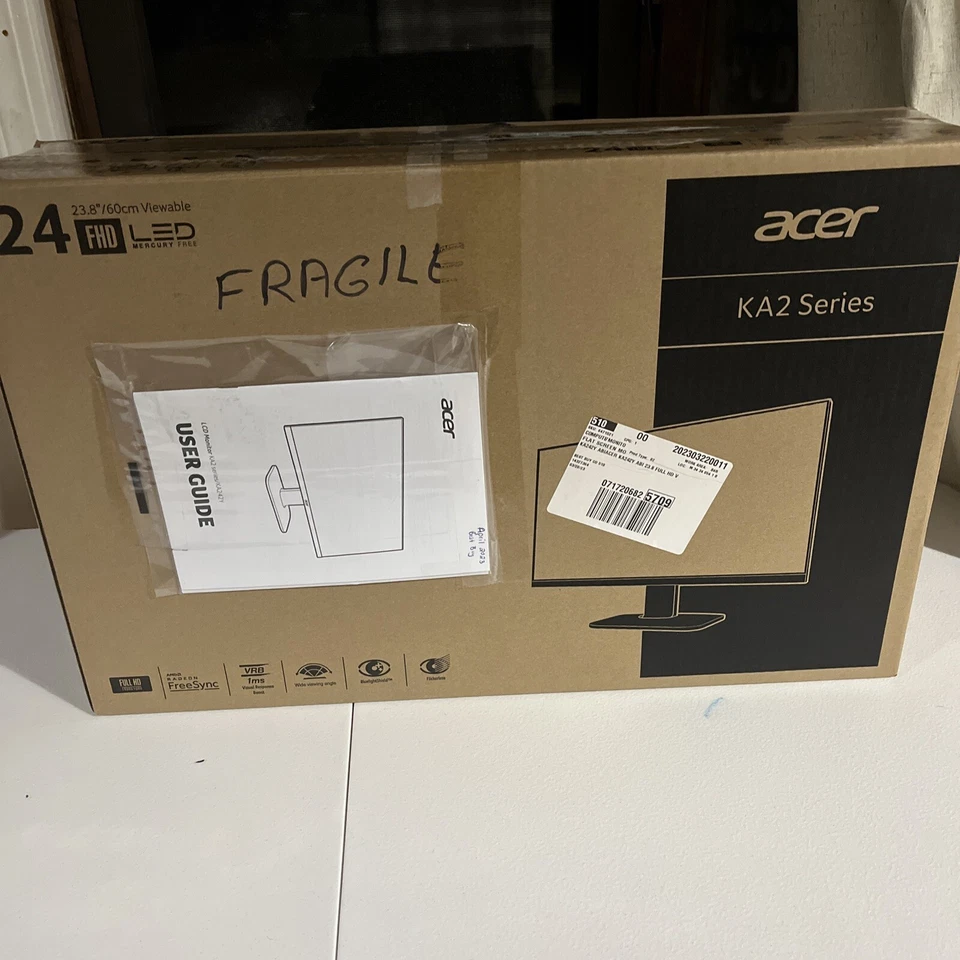 Acer - KA242YAbi 23.8 Full HD VA Monitor -AMDFreeSync-75Hz Refresh Rate, 1ms ... - Image 2 of 3
