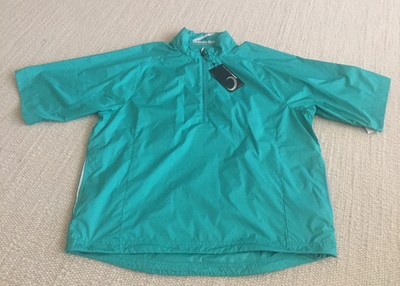 Zero Restriction S/S Cloud 1/4 Zip White Green L golf outerwear